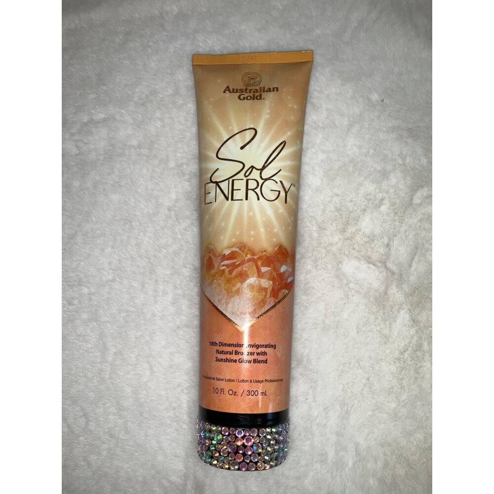 Australian Gold Sol Energy Invigorating Natural Bronzer Tanning Lotion used 8 oz